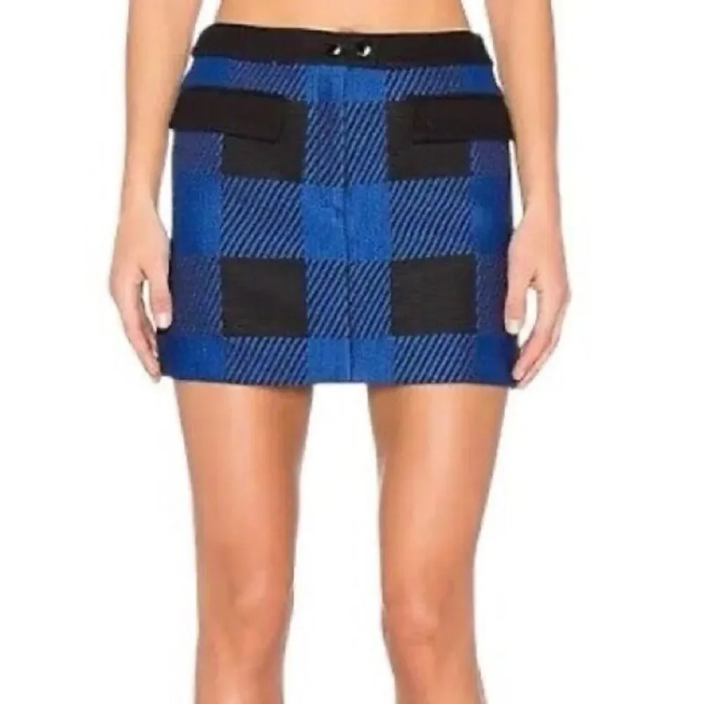 Rag & Bone Cybil Buffalo Plaid Mini Skirt